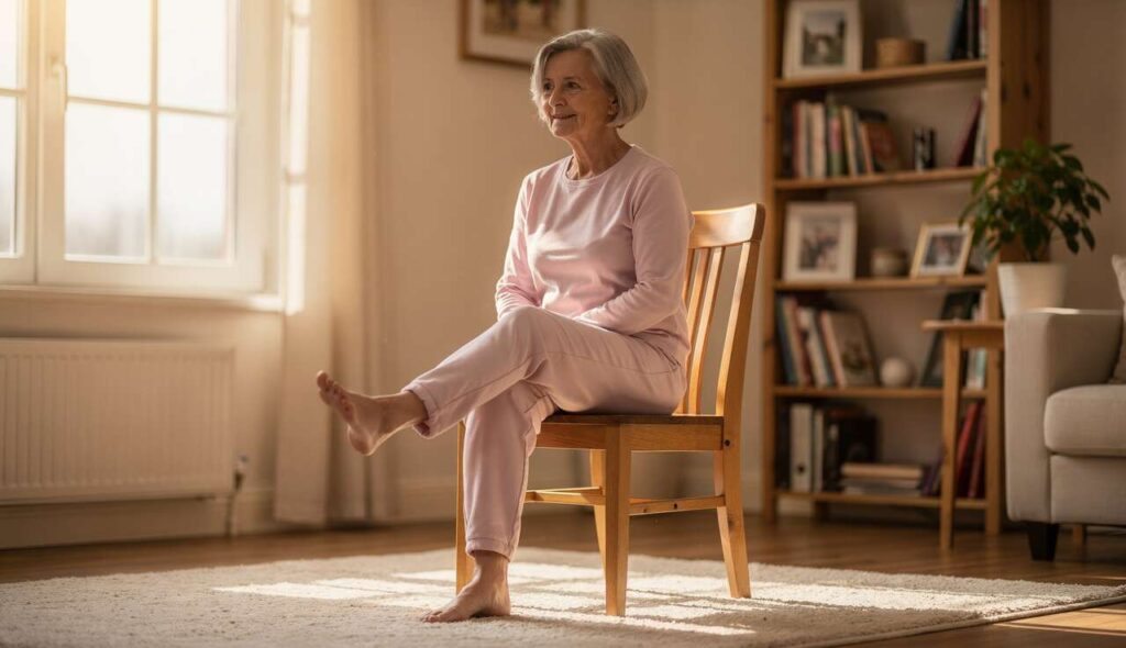 Stuhl-Übungen ab 60: 8 Minuten täglich stärken die Hüfte effektiver als Kniebeugen