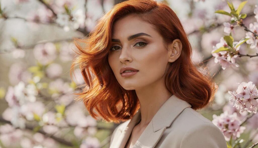 Kupfertöne im Frühling 2026: Die Haarfarbe, die jeden Hautton zum Strahlen bringt