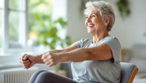 8 Minuten im Sitzen: Das Stuhl-Workout, das Muskeln ab 60 effektiv aufbaut