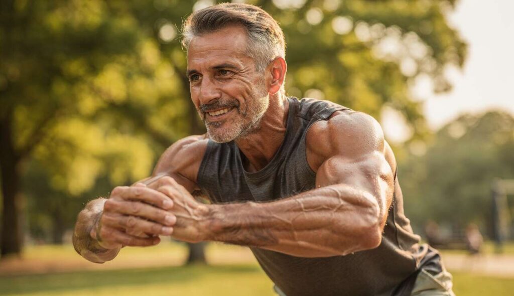 Oberkörper stärken ab 55: 4 Übungen im Stehen, die besser wirken als Hanteln