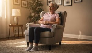 Stuhl-Training ab 65: 5 Übungen, die den Bauch straffen — ganz ohne Aufstehen