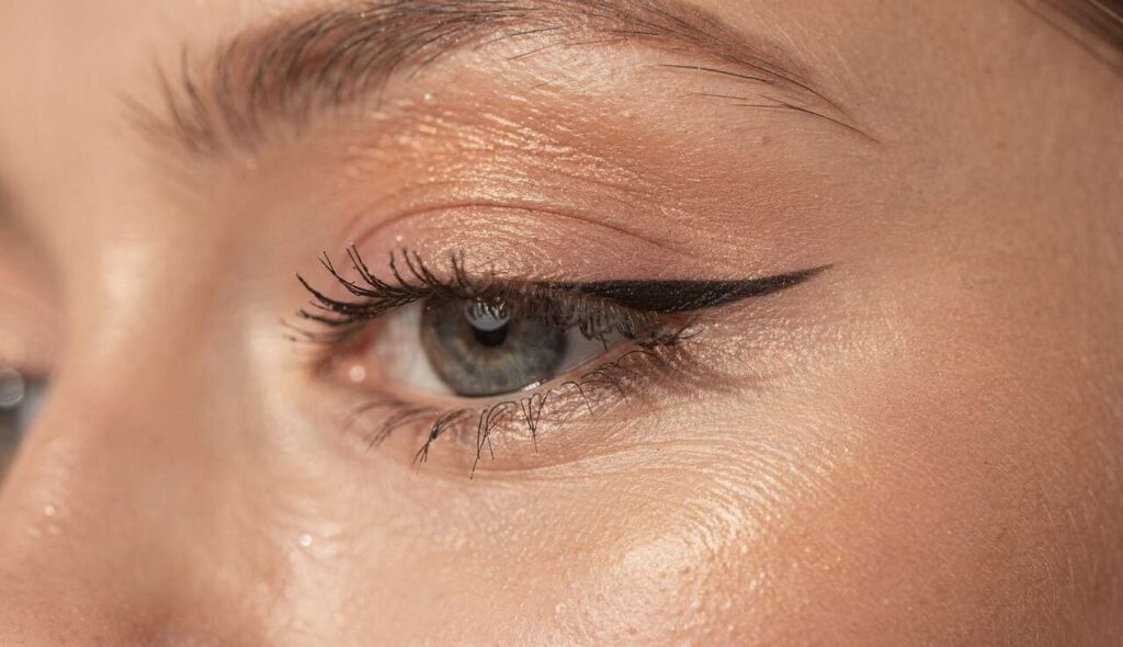 Umgekehrter Eyeliner: So funktioniert die Technik für einen wachen Blick